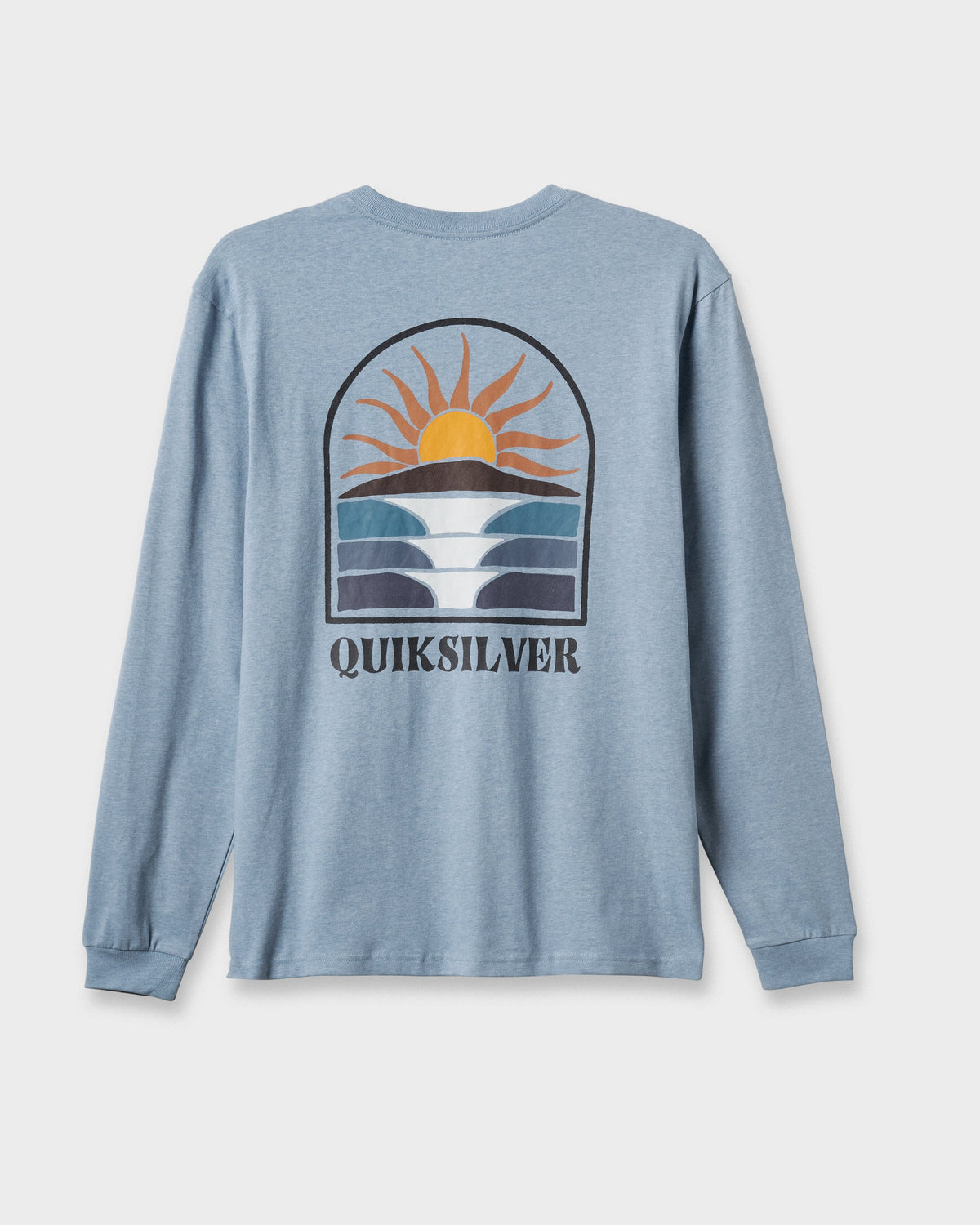 Dawn Patrol Long Sleeve T-shirt - Ashley Blue Heather | Quick Silver
