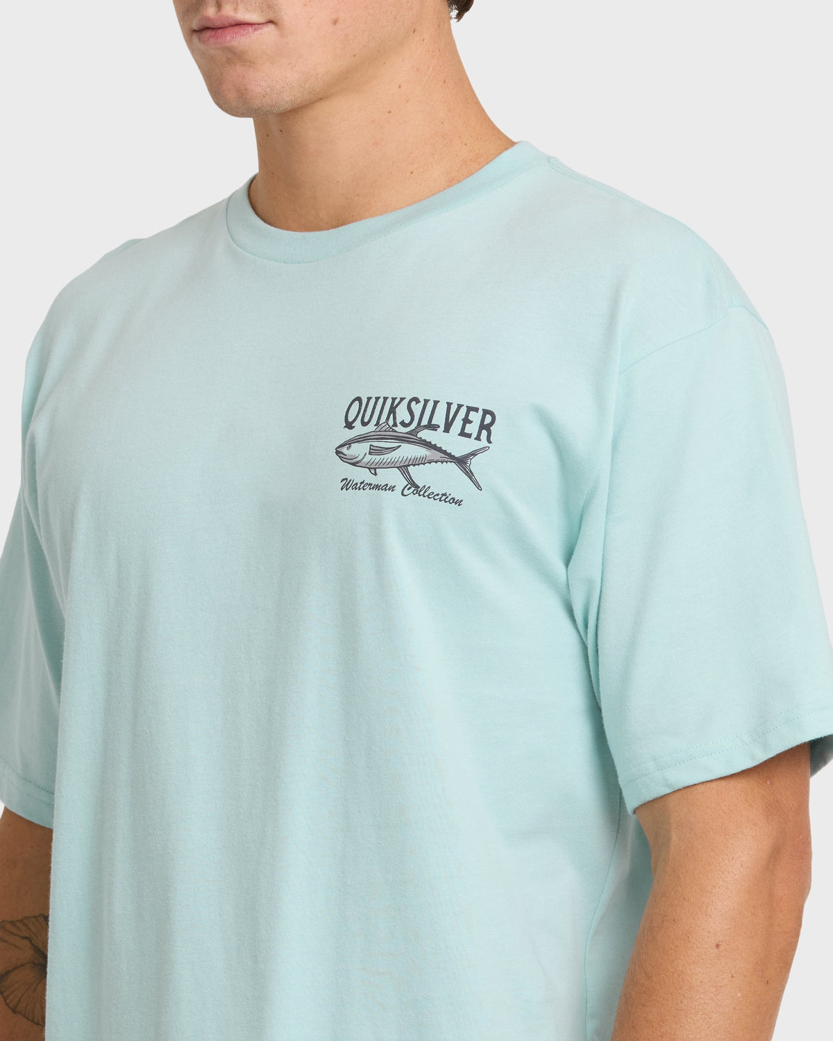 Waterman Deep Waters Classic T-shirt - Sterling Blue | Quick Silver