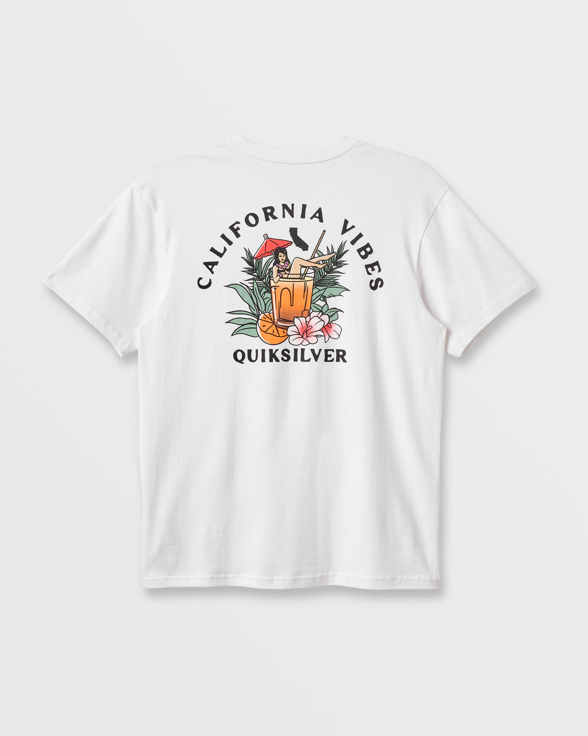 Ca California Vibes Classic T-shirt - White | Quick Silver