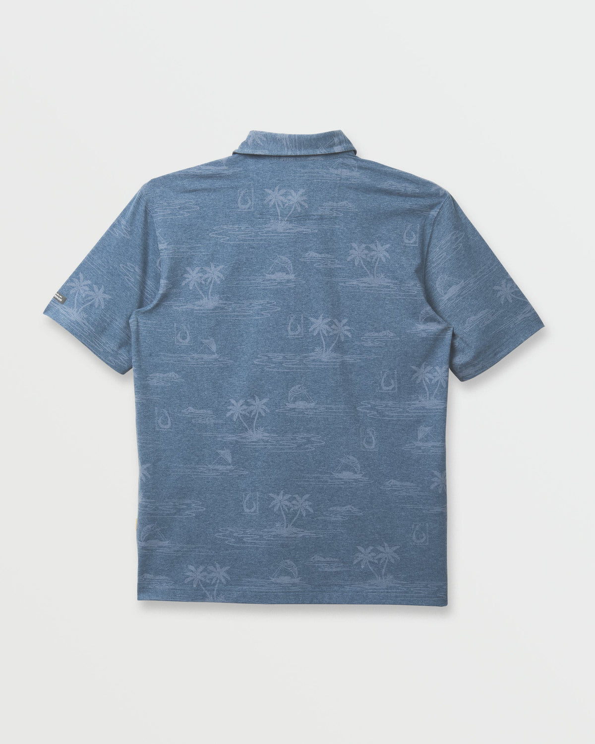 Waterman Island Daze Polo T-Shirt - Real Teal Heather | Quick Silver