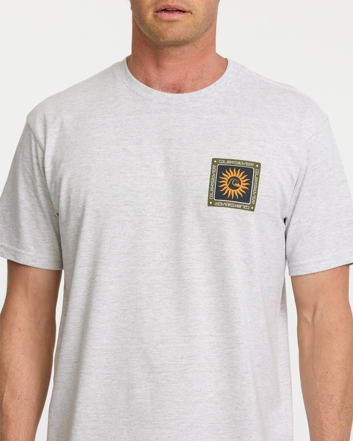 Sun Roots Organic Heather T-Shirt - Charcoal Heather | Quick Silver