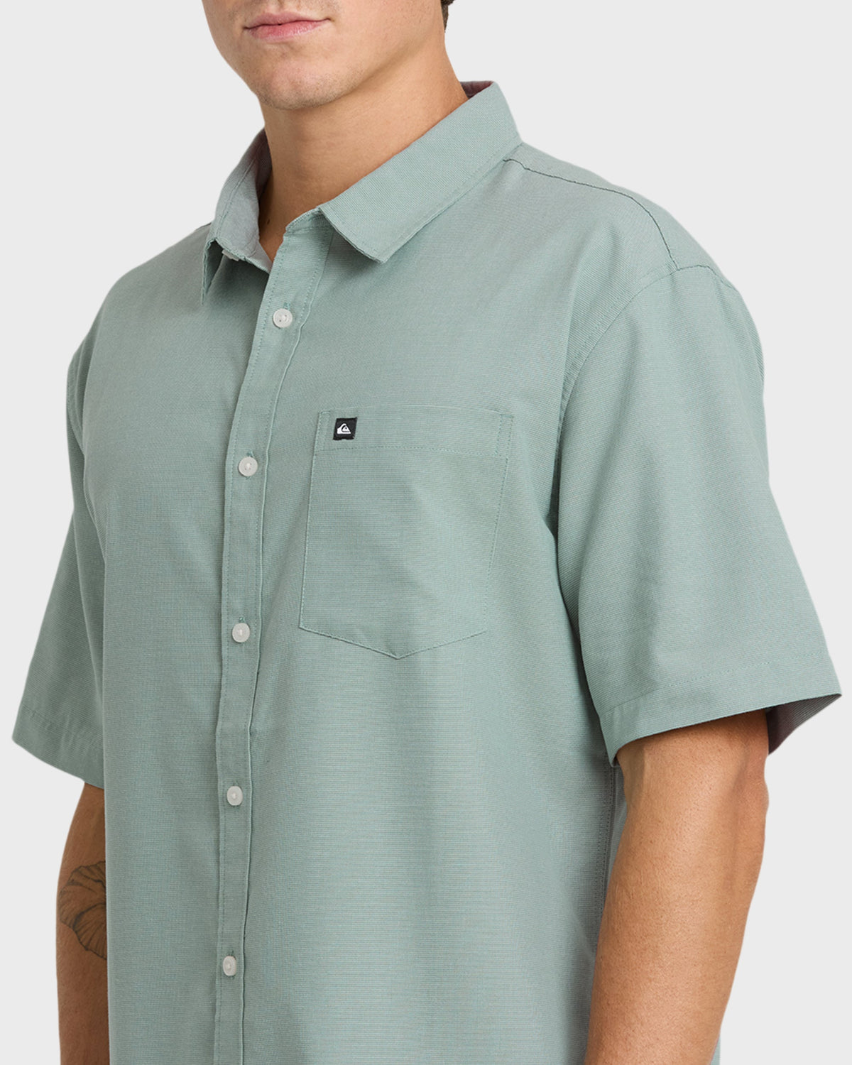 Shoreline Classic Short Sleeve Shirt - Chinois Green | Quick Silver