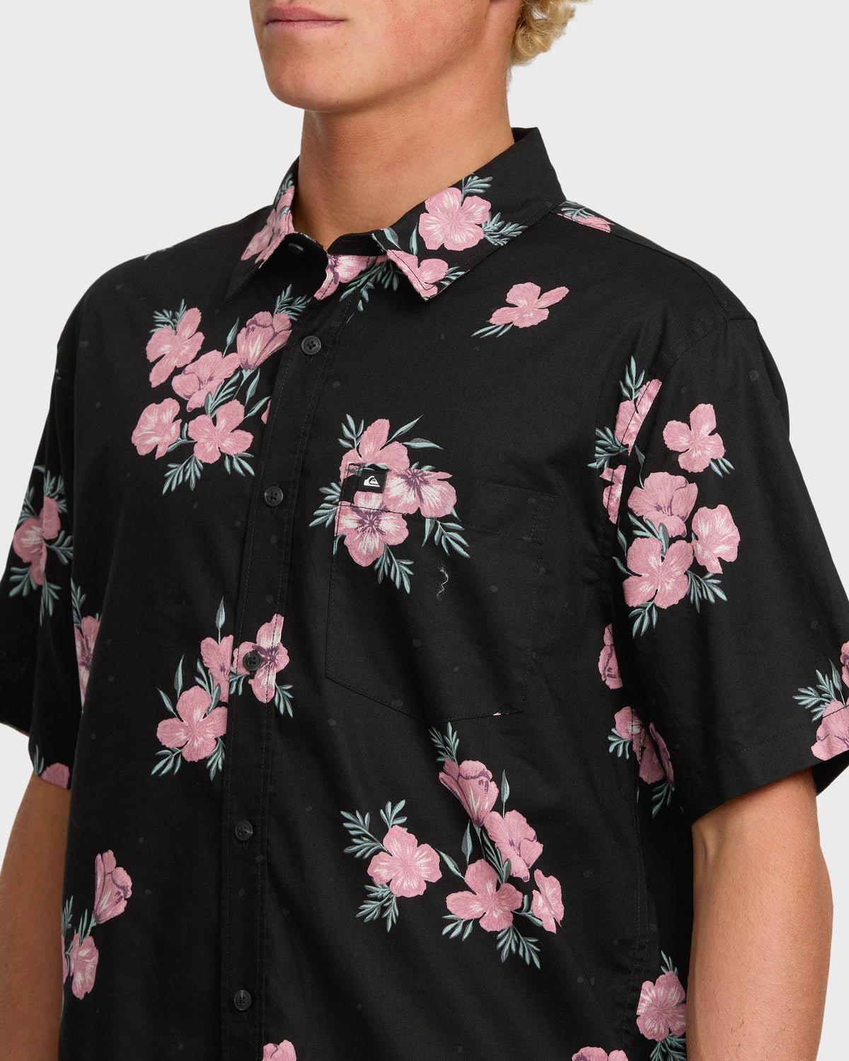 Habitats Classic Short Sleeve Shirt - Black | Quick Silver