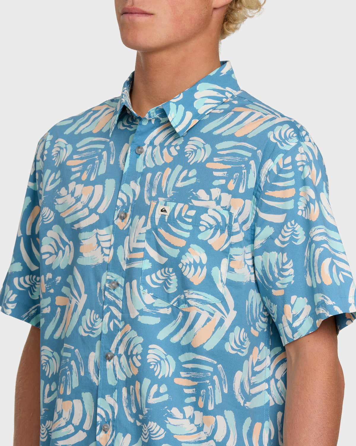 Shades Classic Stretch Short Sleeve Shirt - Niagara | Quick Silver