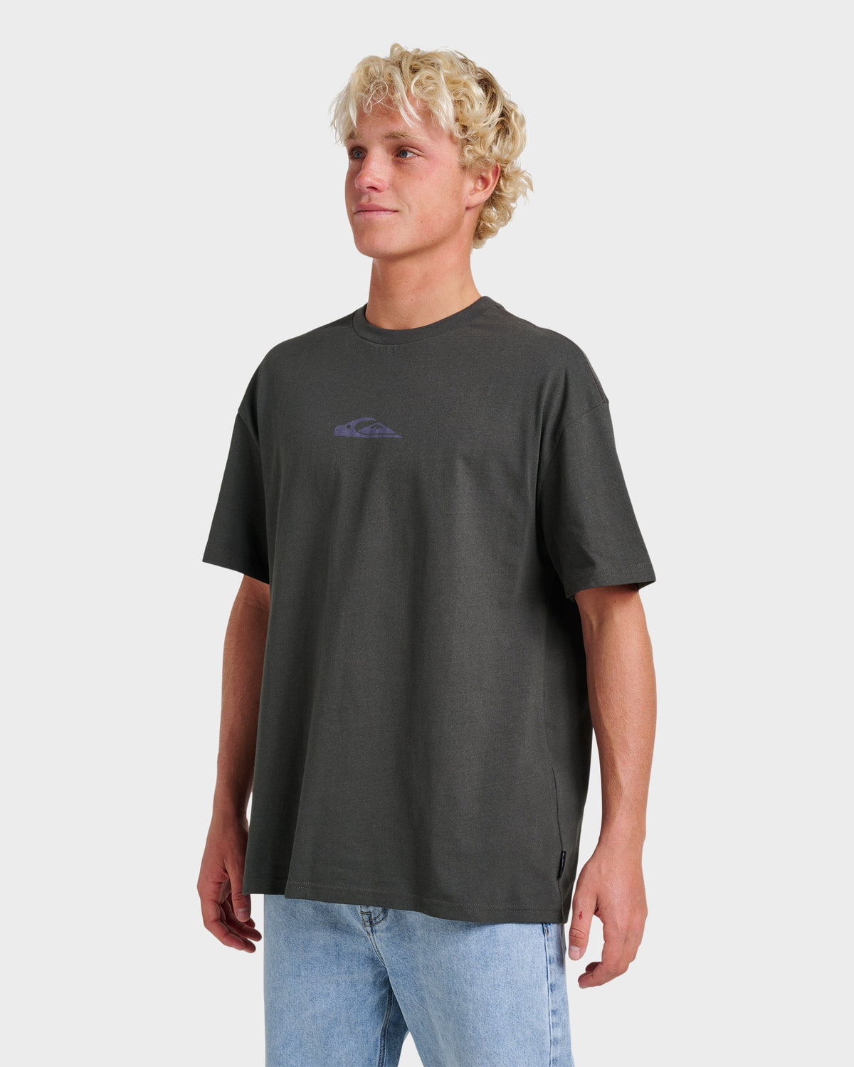 Jungle Cat Heavy Weight T-shirt - Phantom | Quick Silver