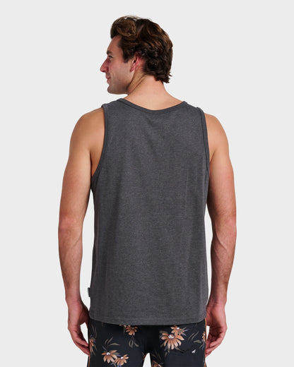 Og Stripe Tank - Charcoal Heather | Quick Silver