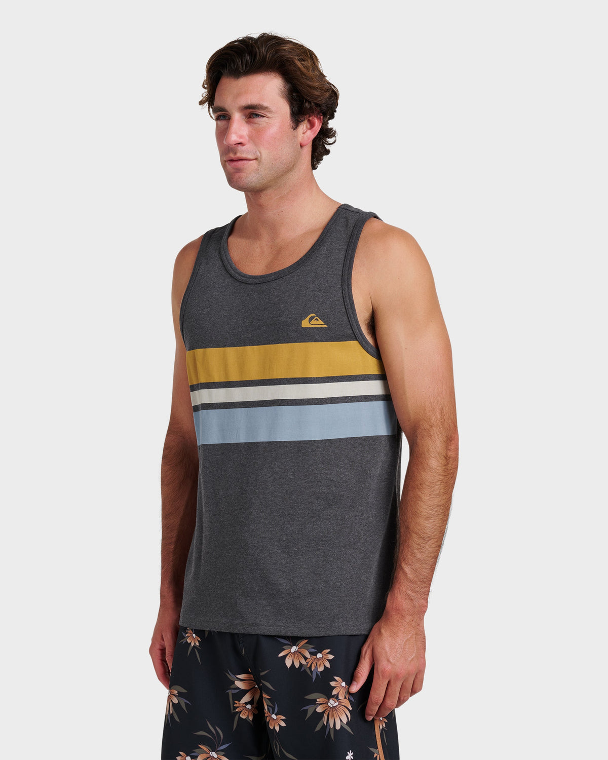 Og Stripe Tank - Charcoal Heather | Quick Silver