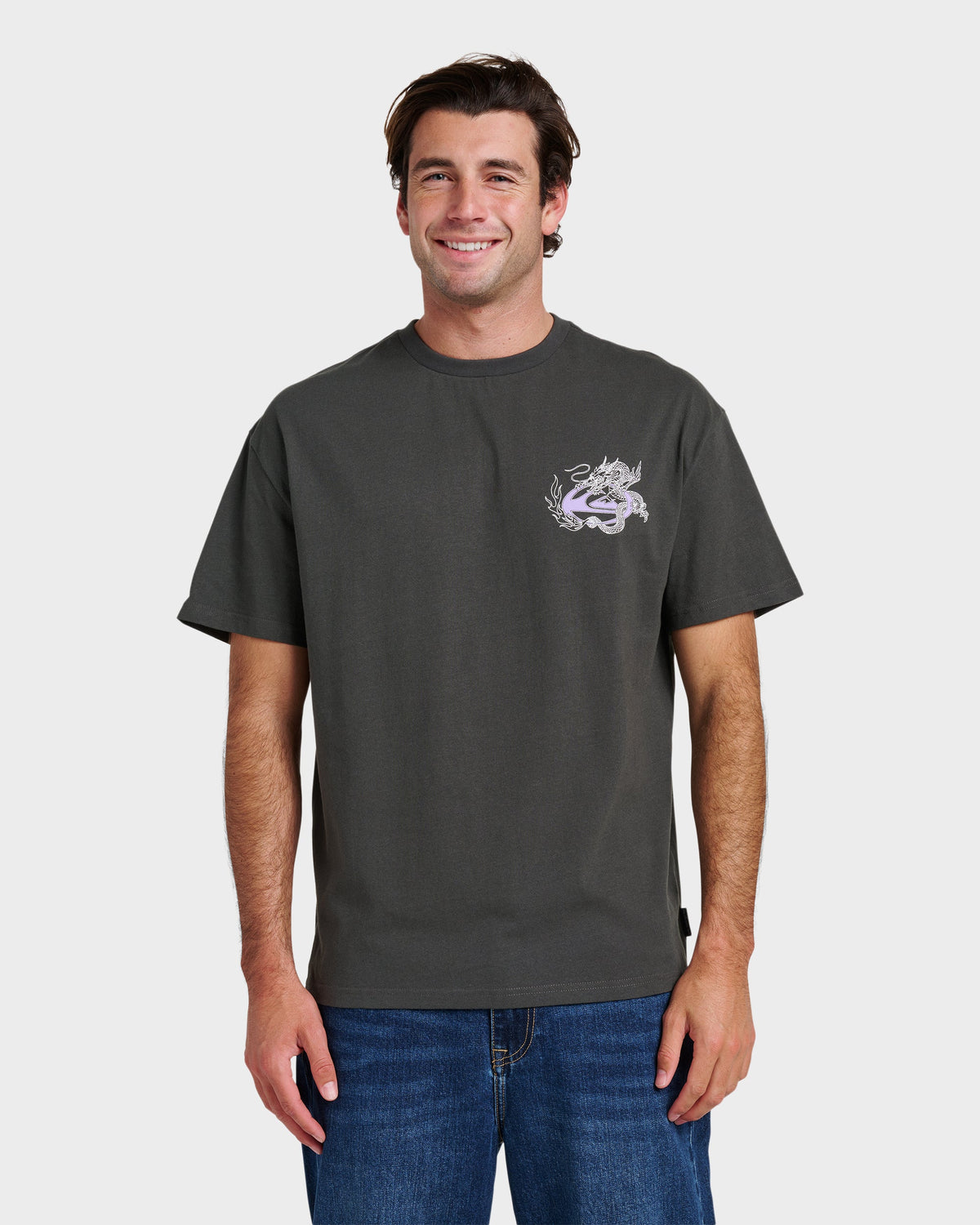 Dragon Master Heavy Weight T-shirt - Phantom | Quick Silver