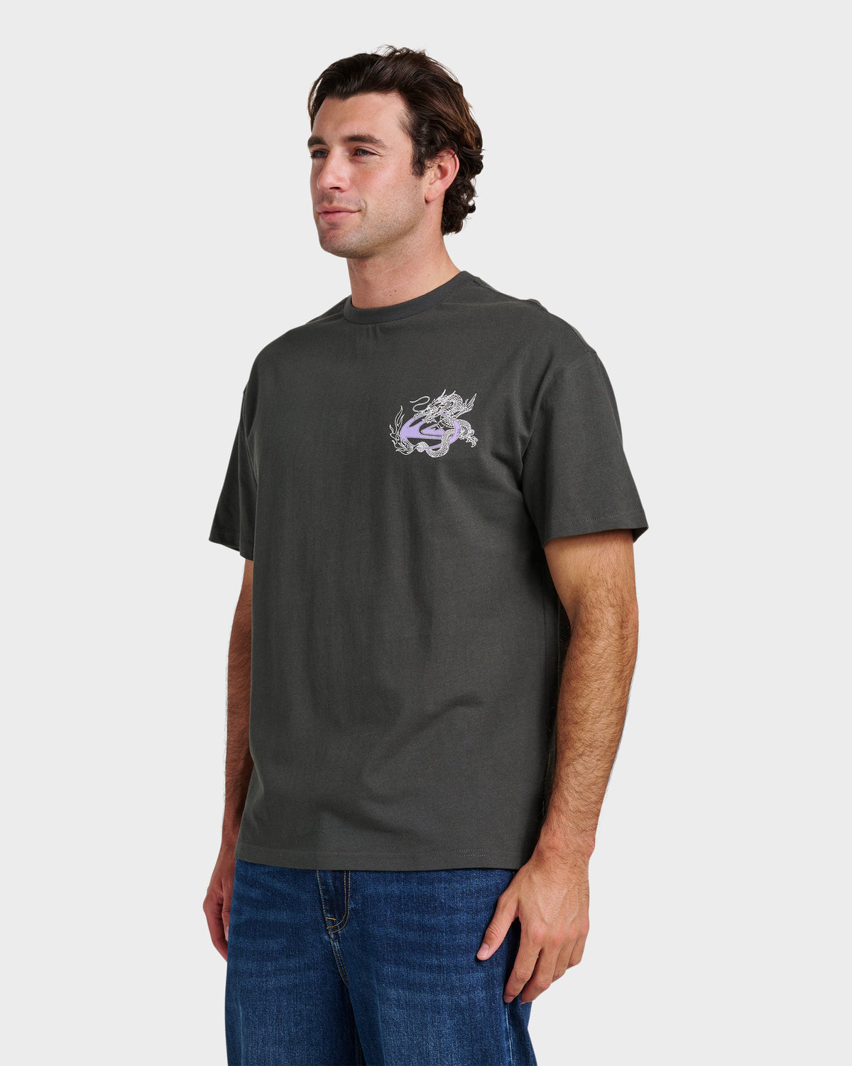 Dragon Master Heavy Weight T-shirt - Phantom | Quick Silver