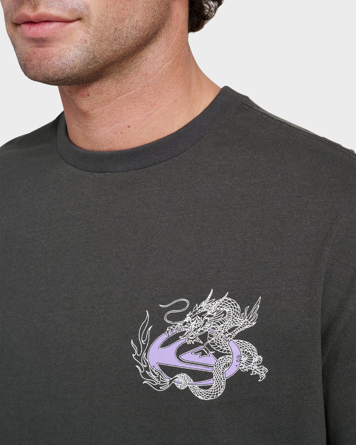 Dragon Master Heavy Weight T-shirt - Phantom | Quick Silver
