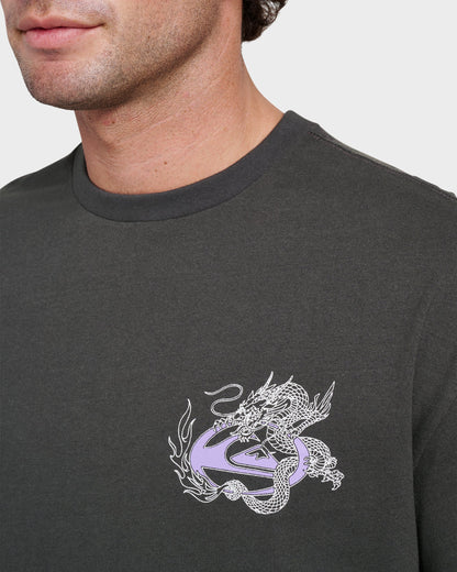 Dragon Master Heavy Weight T-shirt - Phantom | Quick Silver