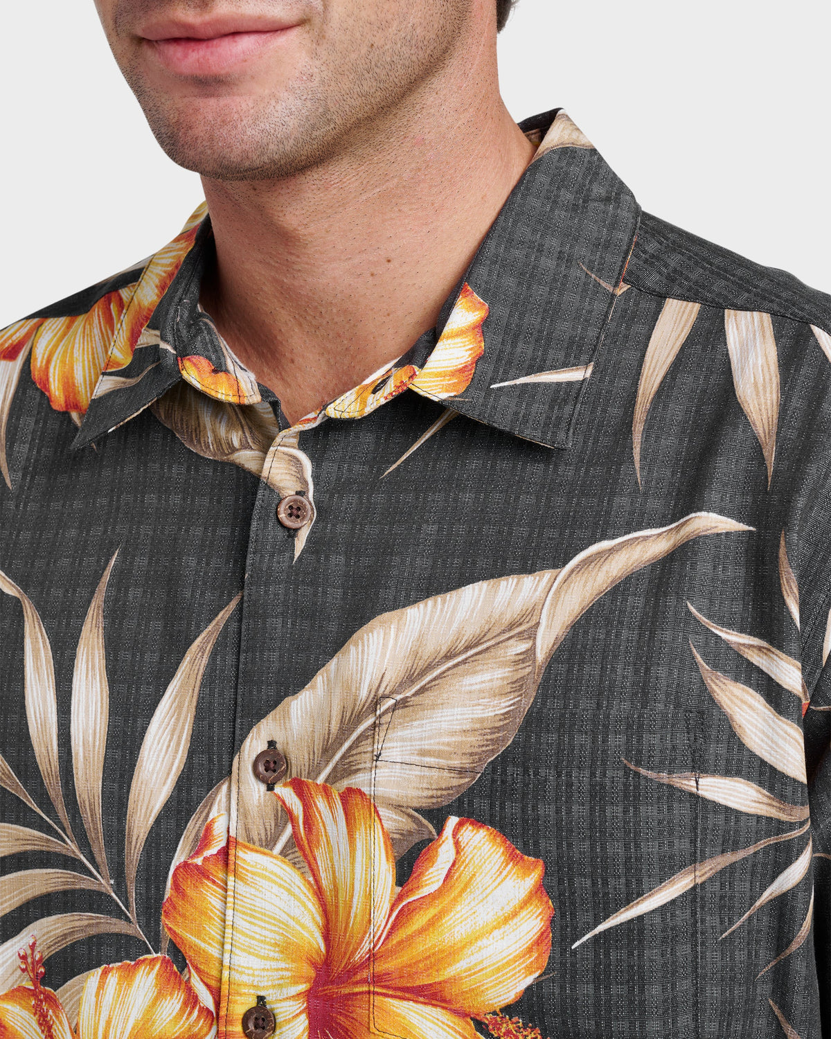 Waterman Tropical Dream Shirt - Black | Quick Silver