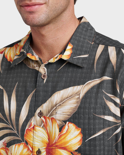 Waterman Tropical Dream Shirt - Black | Quick Silver