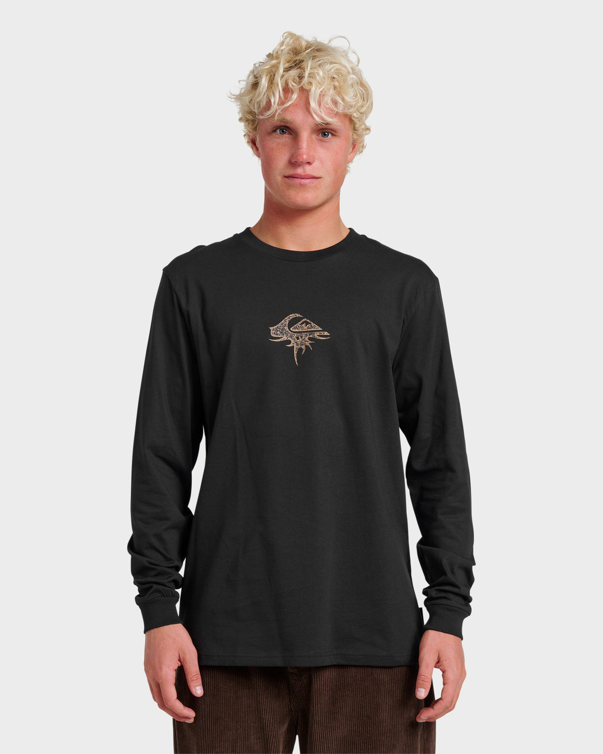 Three Piece Long Sleeve T-shirt - Black | Quick Silver