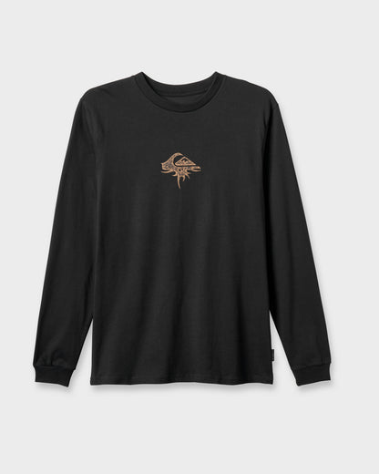 Three Piece Long Sleeve T-shirt - Black | Quick Silver