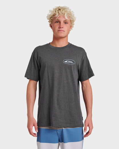 Stadium Emblem Classic T-shirt - Charcoal Heather | Quick Silver