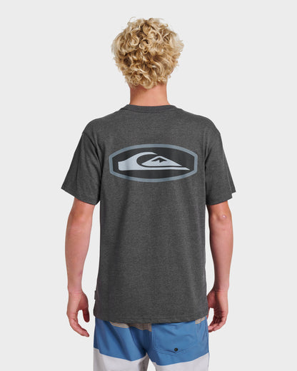 Stadium Emblem Classic T-shirt - Charcoal Heather | Quick Silver