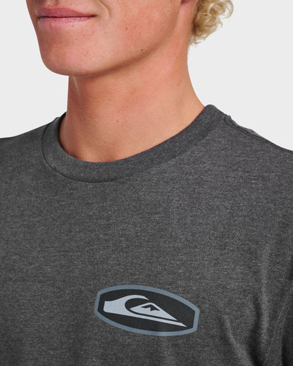 Stadium Emblem Classic T-shirt - Charcoal Heather | Quick Silver