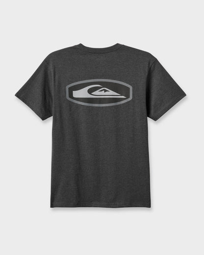 Stadium Emblem Classic T-shirt - Charcoal Heather | Quick Silver