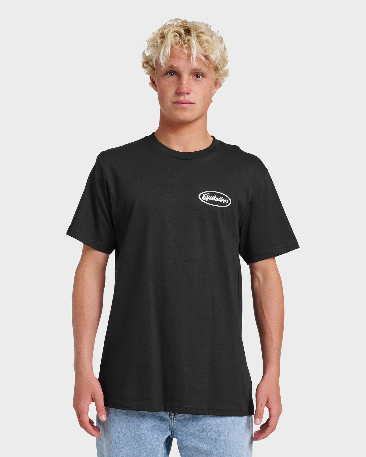 Mechanics Script Classic T-shirt - Black | Quick Silver
