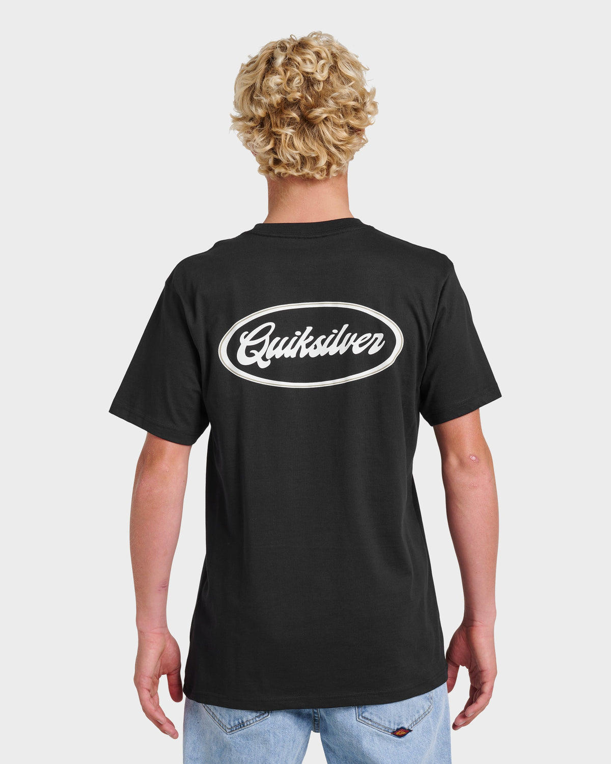 Mechanics Script Classic T-shirt - Black | Quick Silver