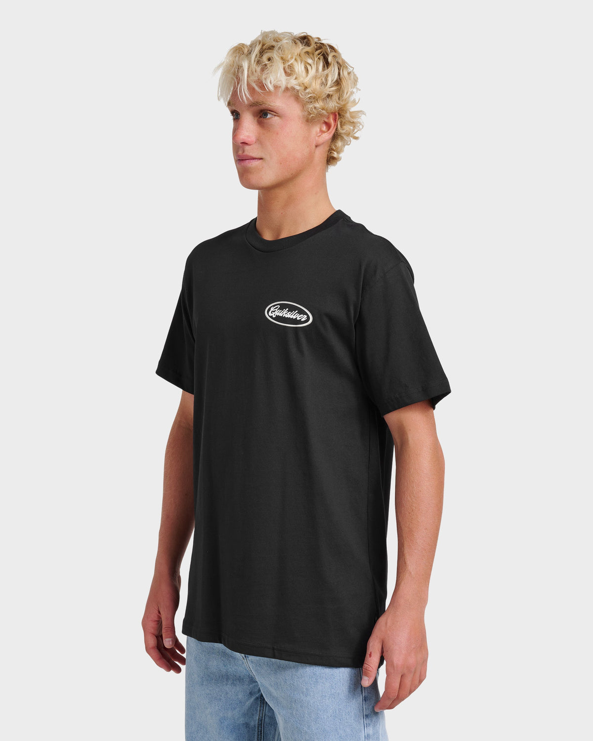 Mechanics Script Classic T-shirt - Black | Quick Silver