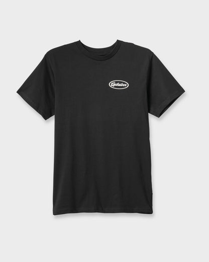 Mechanics Script Classic T-shirt - Black | Quick Silver
