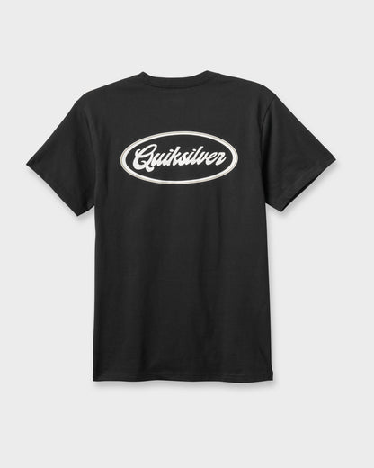 Mechanics Script Classic T-shirt - Black | Quick Silver
