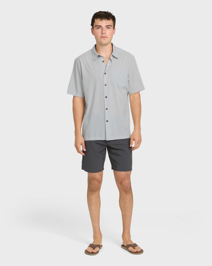 Chaser Short Sleeve Woven Shirt - High Rise | Quick Silver