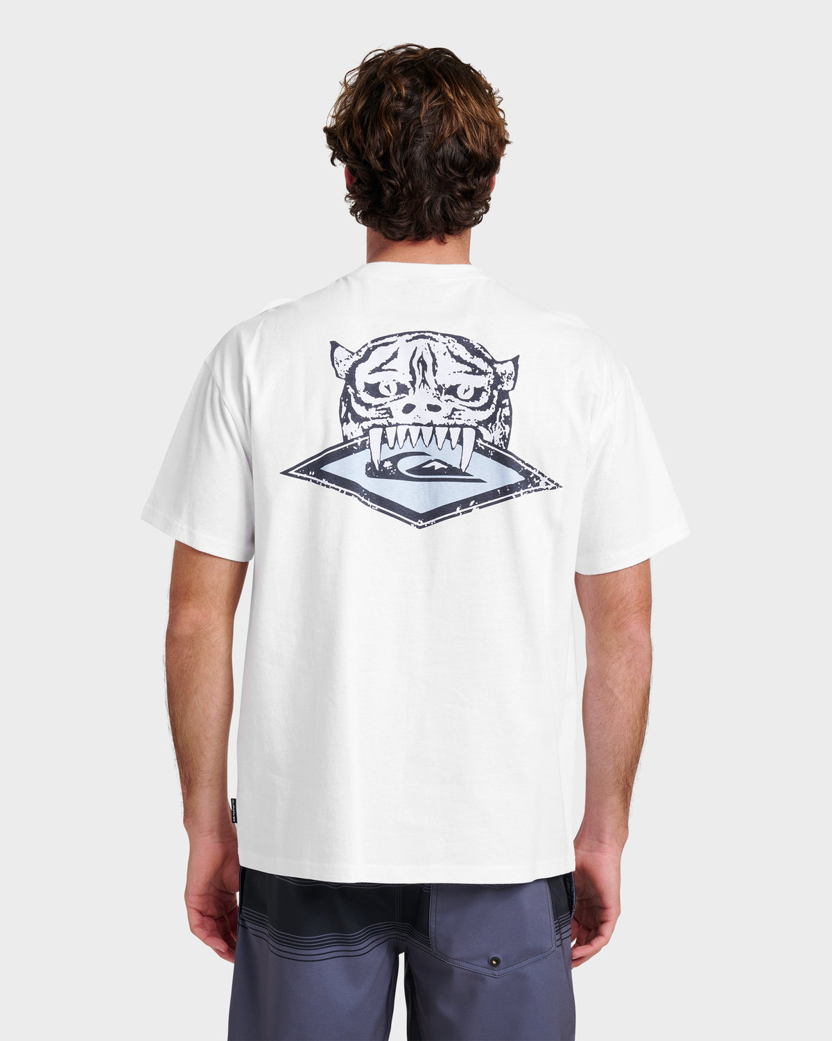 Jungle Cat Heavy Weight T-shirt - White | Quick Silver