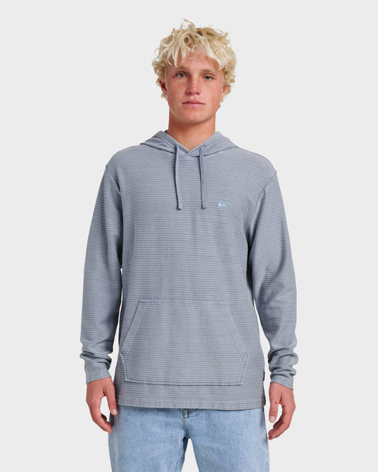 Alamitos Long Sleeve Hooded Top - China Blue | Quick Silver