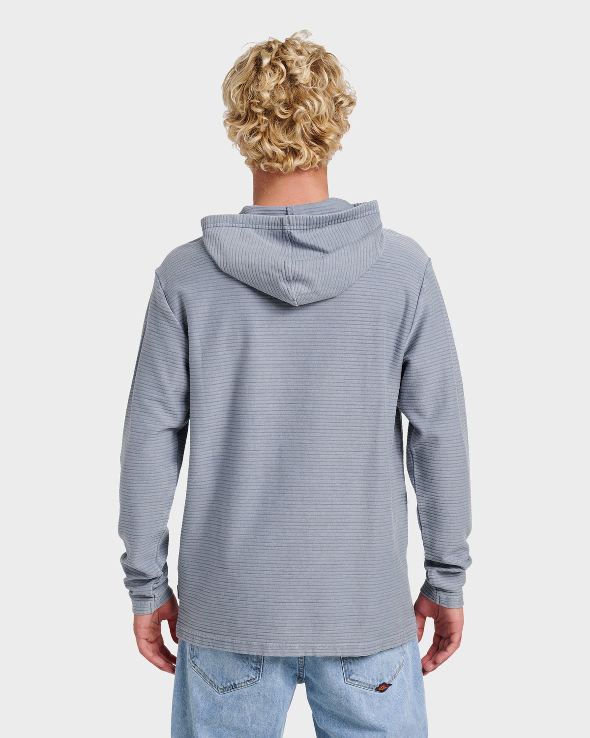 Alamitos Long Sleeve Hooded Top - China Blue | Quick Silver