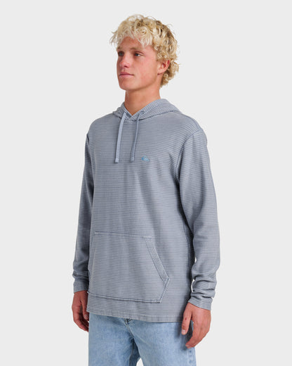 Alamitos Long Sleeve Hooded Top - China Blue | Quick Silver
