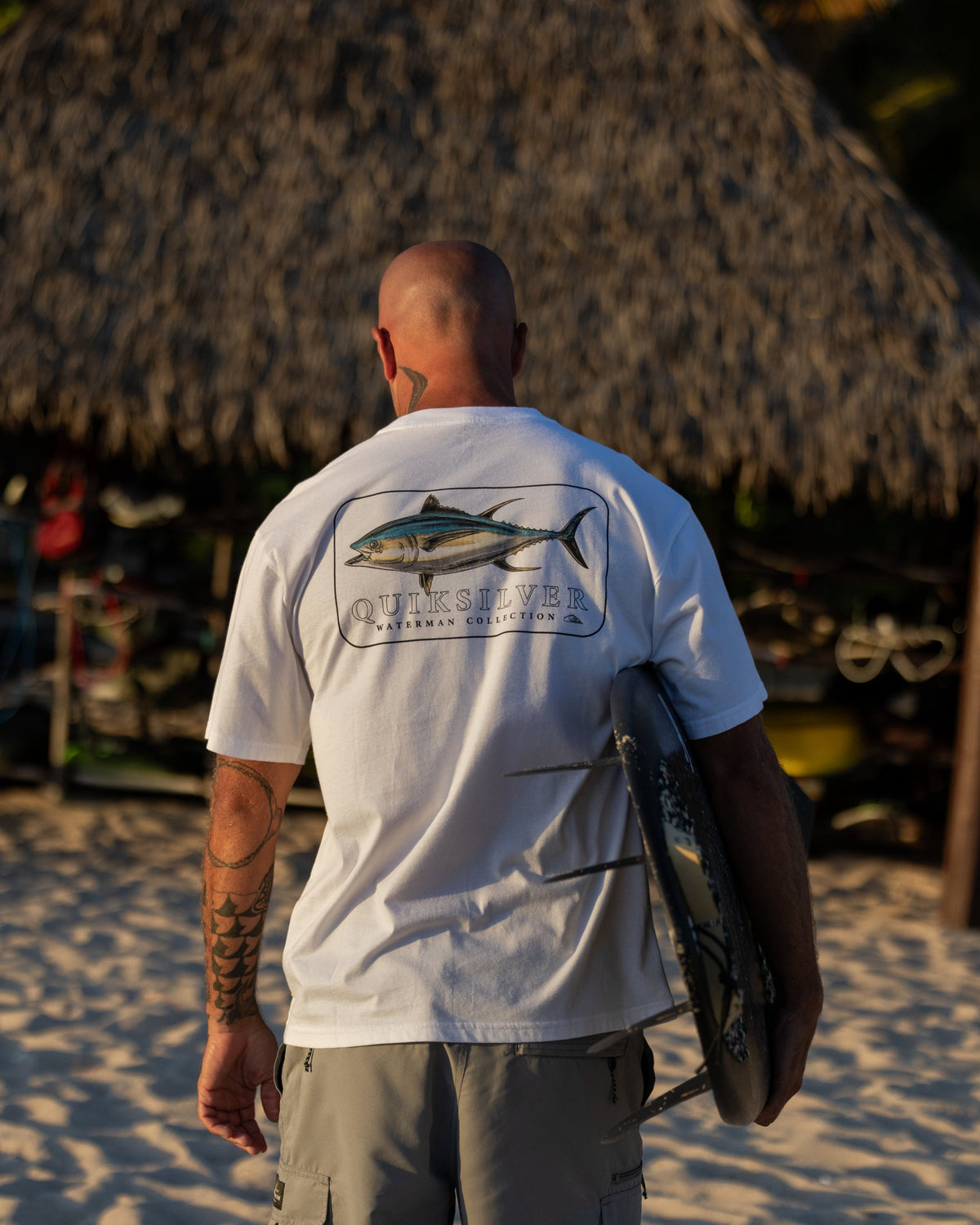 Waterman Yellowfinner Classic T-shirt - White | Quick Silver