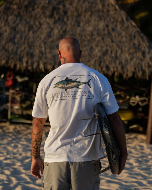 Waterman Yellowfinner Classic T-shirt - White | Quick Silver