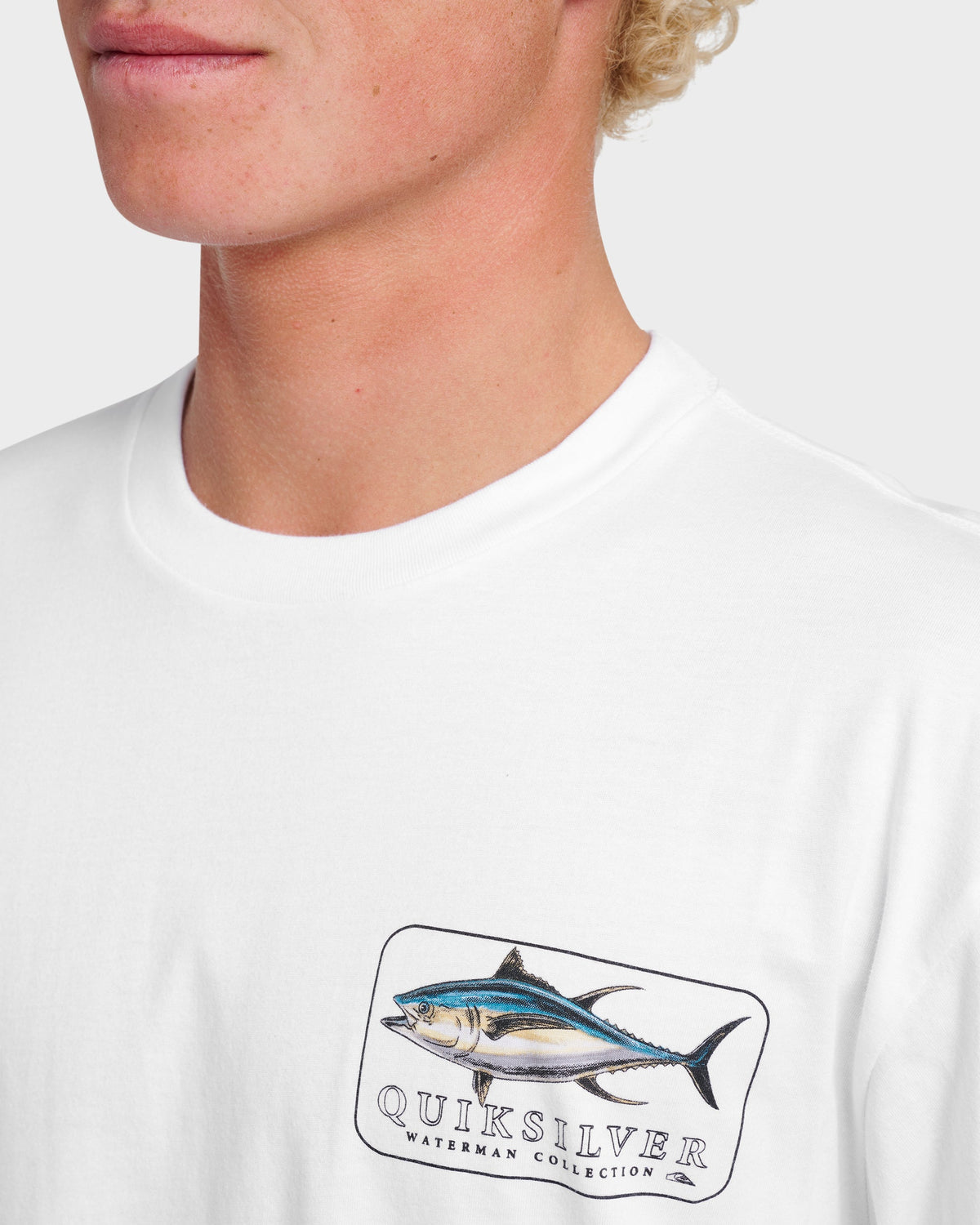Waterman Yellowfinner Classic T-shirt - White | Quick Silver