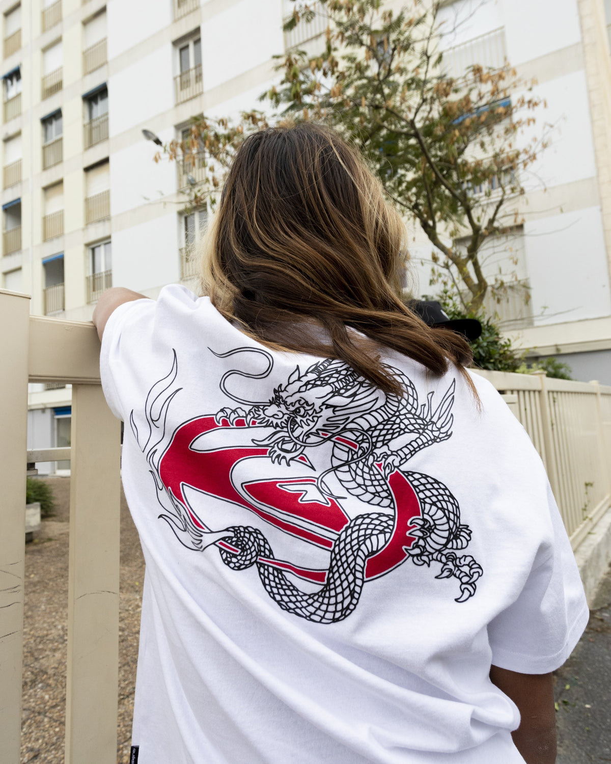 Dragon Master Heavy Weight T-shirt - White | Quick Silver