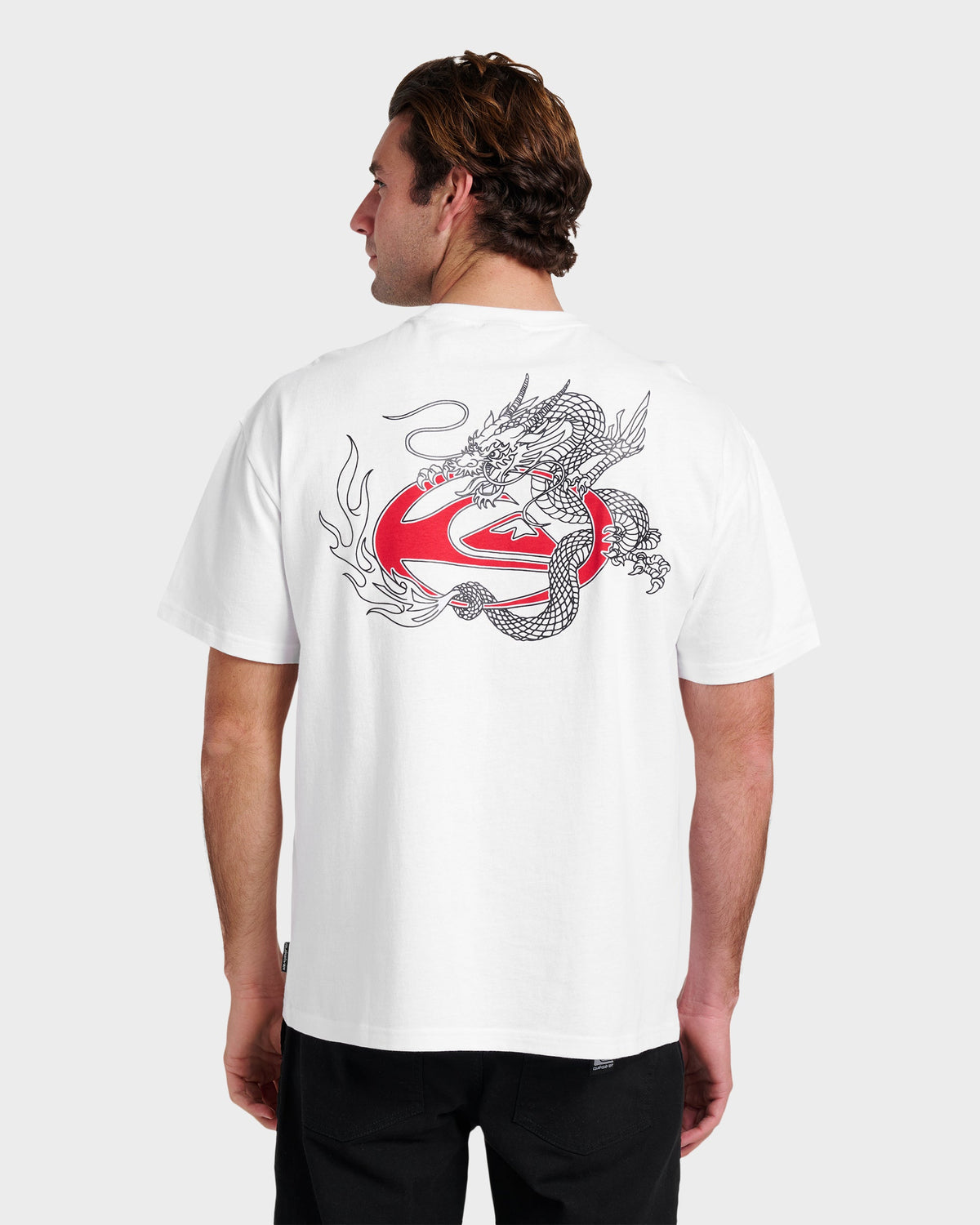 Dragon Master Heavy Weight T-shirt - White | Quick Silver