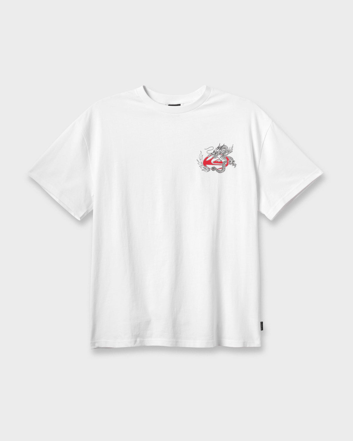 Dragon Master Heavy Weight T-shirt - White | Quick Silver