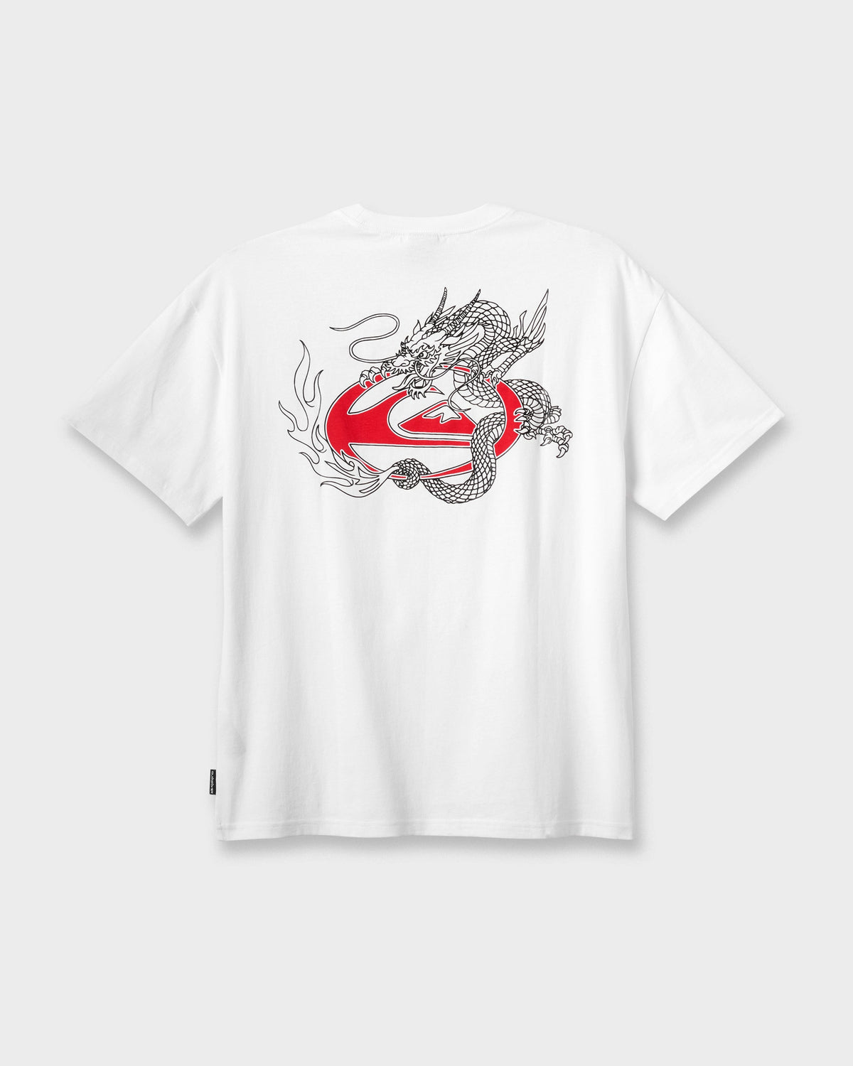 Dragon Master Heavy Weight T-shirt - White | Quick Silver