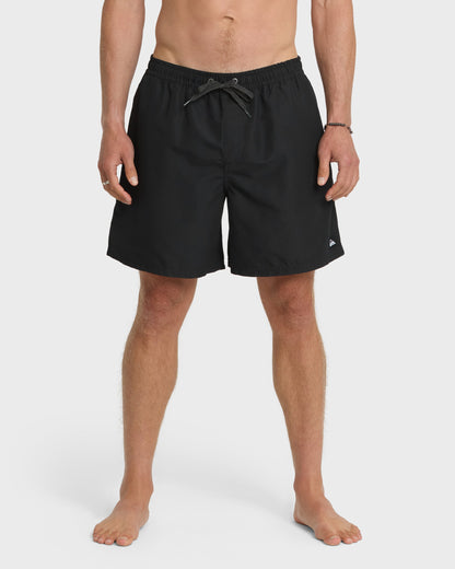 Everyday Solid 17" Swim Trunks - Black | Quick Silver