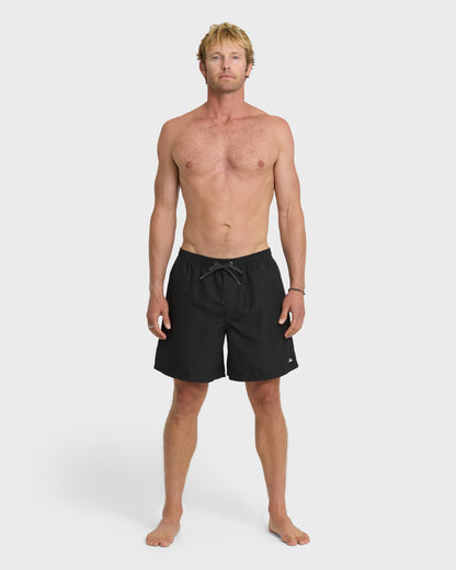 Everyday Solid 17" Swim Trunks - Black | Quick Silver