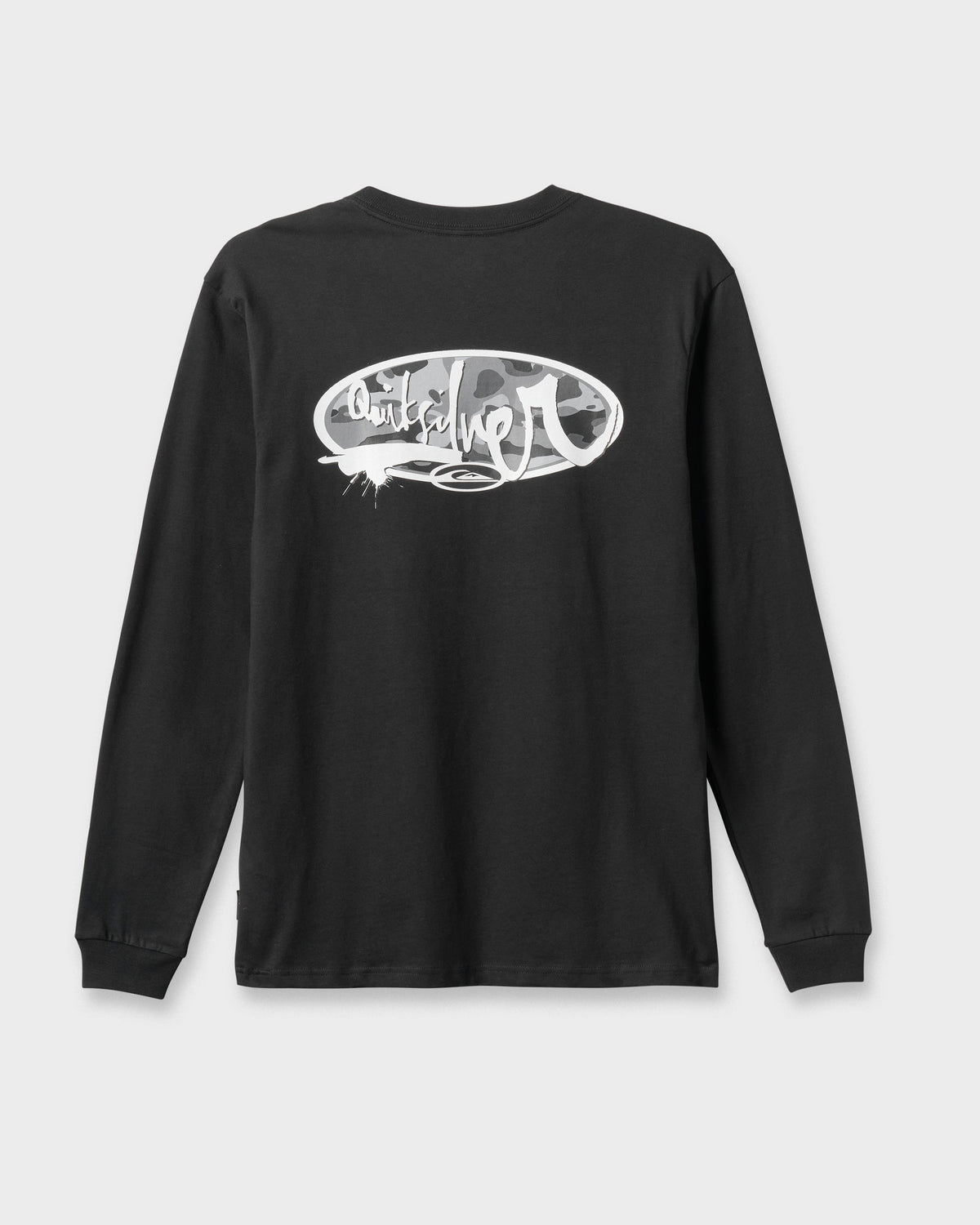 Impaired Camo Long Sleeve T-shirt - Black | Quick Silver