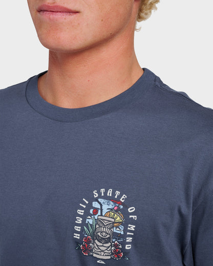 Hi Tiki Lounge Classic T-shirt - Navy | Quick Silver