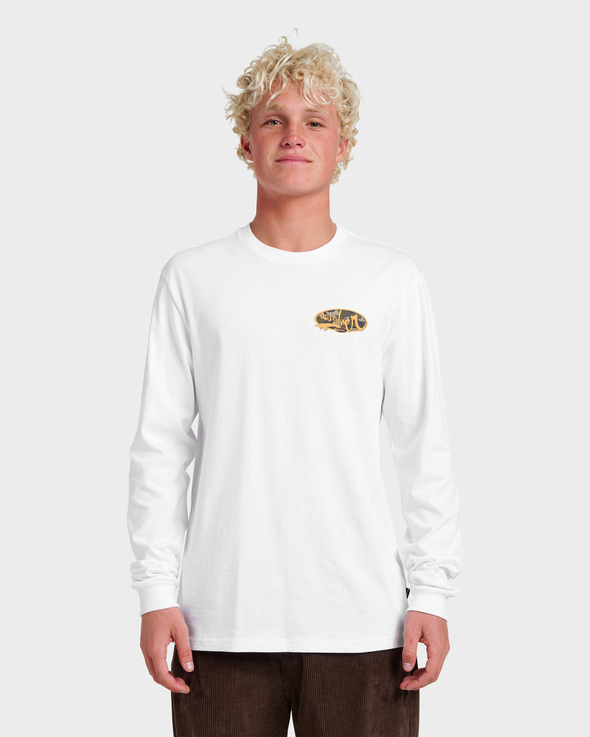 Impaired Camo Long Sleeve T-shirt - White | Quick Silver