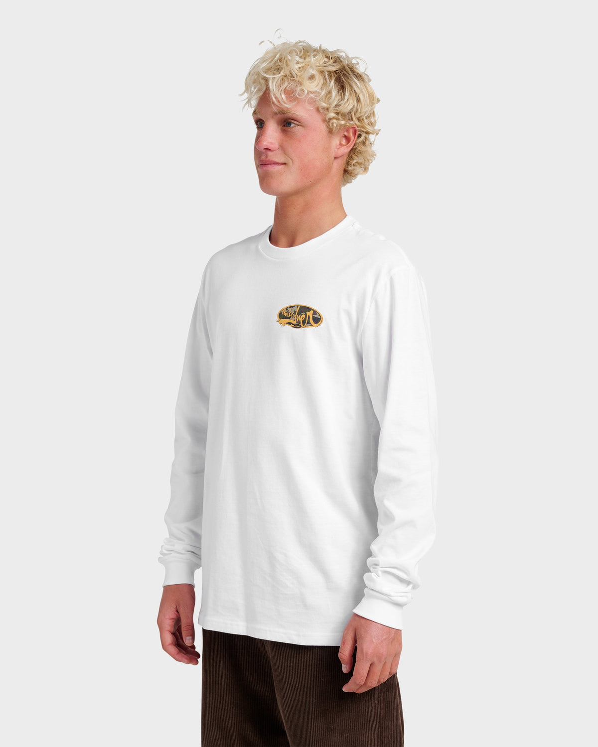 Impaired Camo Long Sleeve T-shirt - White | Quick Silver