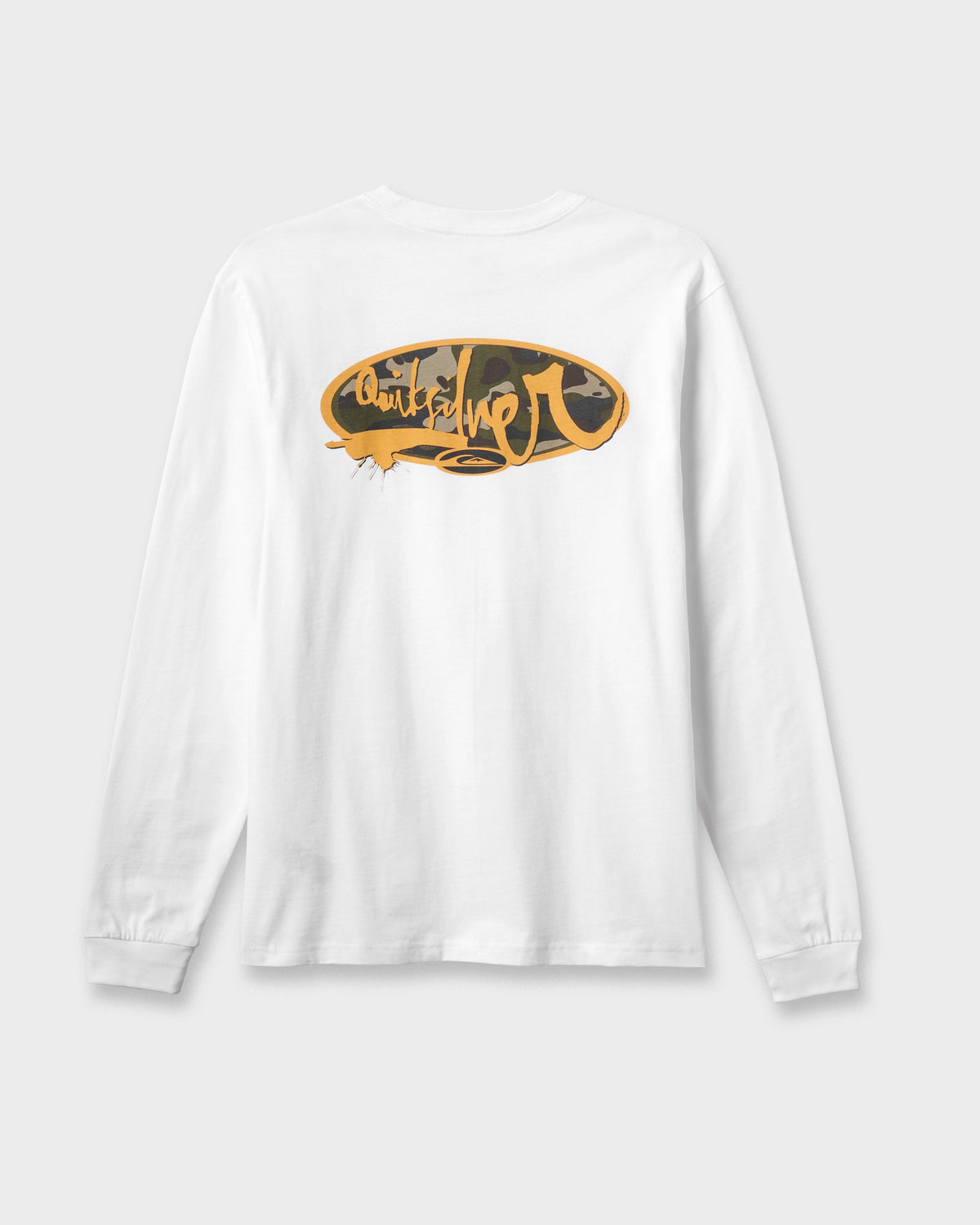 Impaired Camo Long Sleeve T-shirt - White | Quick Silver