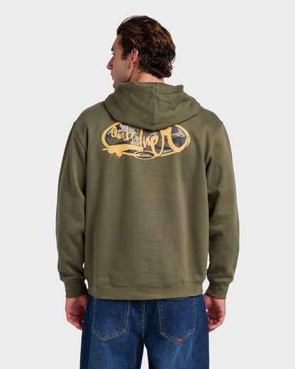 Graphic Hoodie - Grape Leaf | Quick Silver