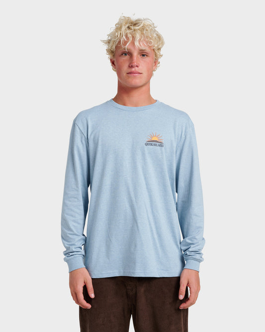 Dawn Patrol Long Sleeve T-shirt - Ashley Blue Heather | Quick Silver
