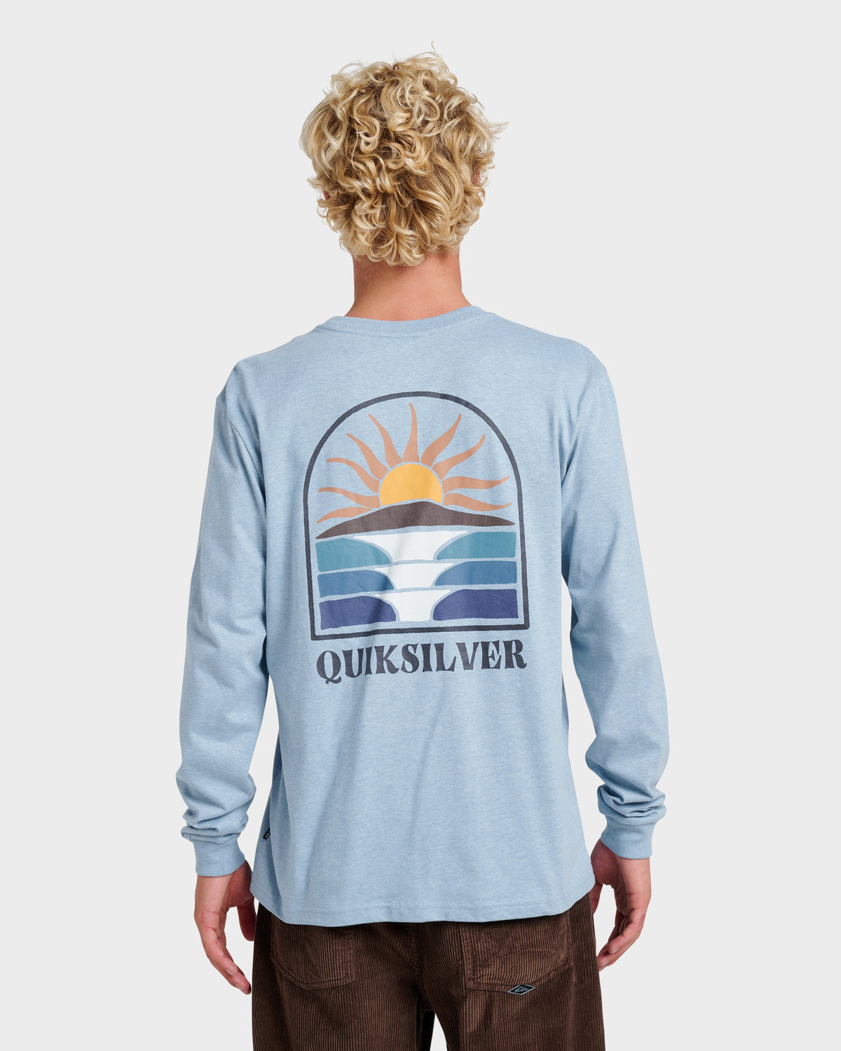 Dawn Patrol Long Sleeve T-shirt - Ashley Blue Heather | Quick Silver